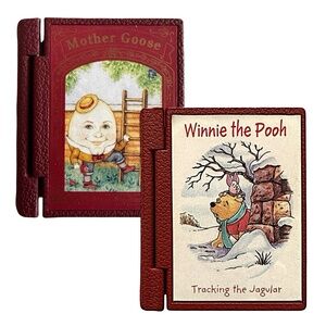 HALLMARK Vintage 2001 & 1993 Keepsake Book Ornament (lot of 2)